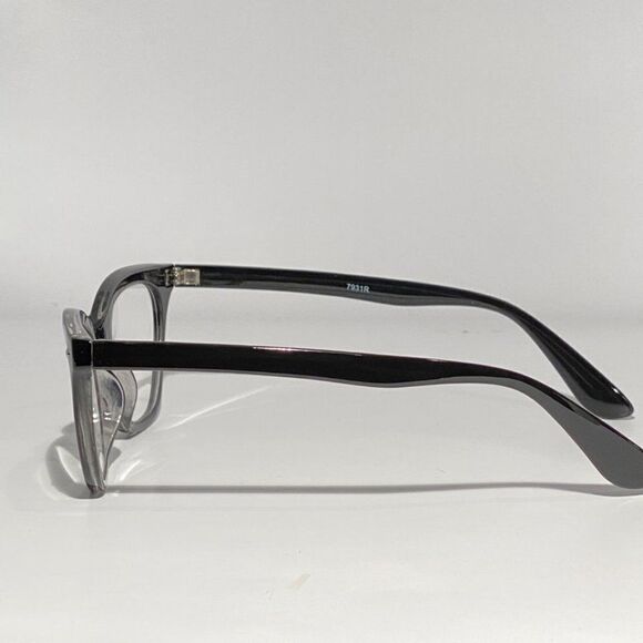 0766 Patty Reading Glasses 1.50 Readers Black Modified Cateye Frames NWT - Picture 3 of 8